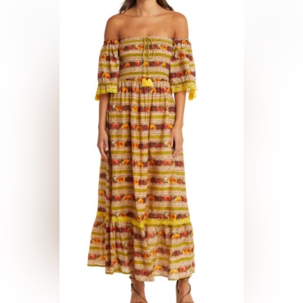 NWT‎ Anthropology Barok Paris Puff Sleeve Dress size Small $199